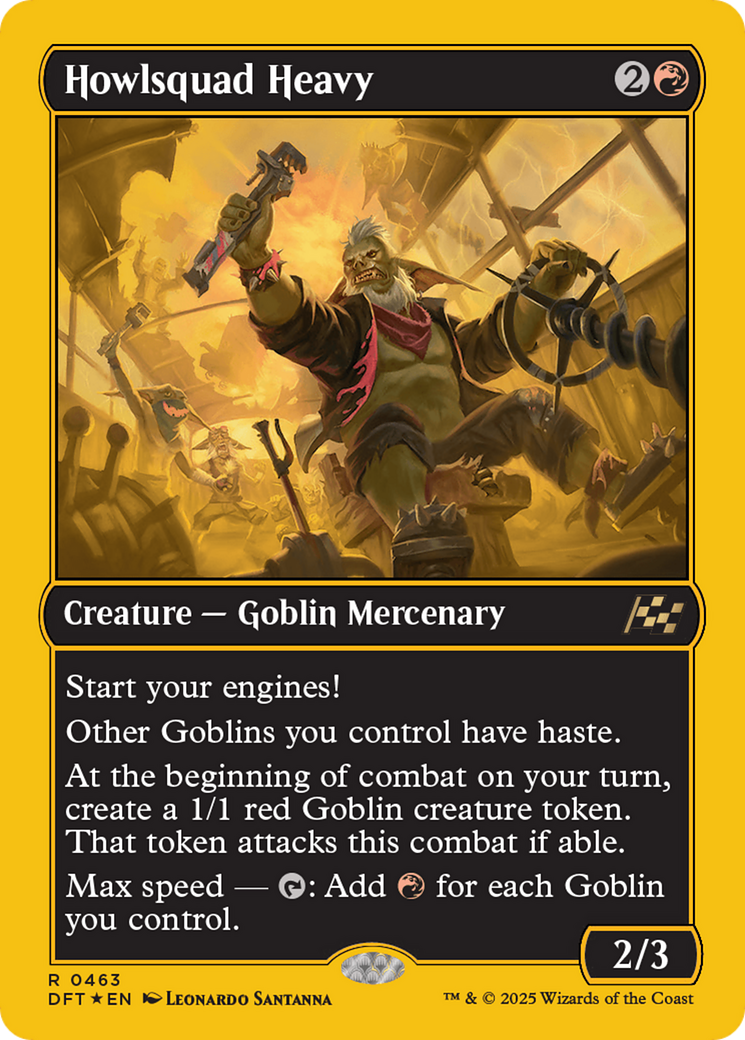 Howlsquad Heavy (First-Place Foil) [Aetherdrift] | Impulse Games and Hobbies