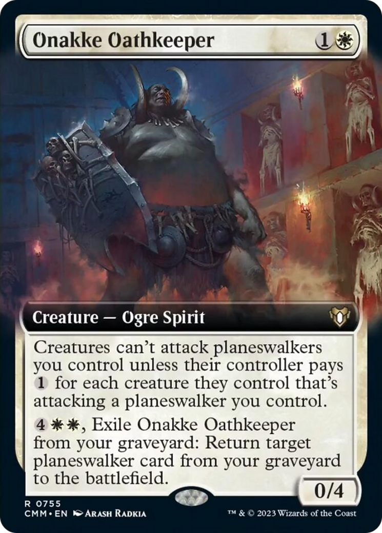 Onakke Oathkeeper (Extended Art) [Commander Masters] | Impulse Games and Hobbies