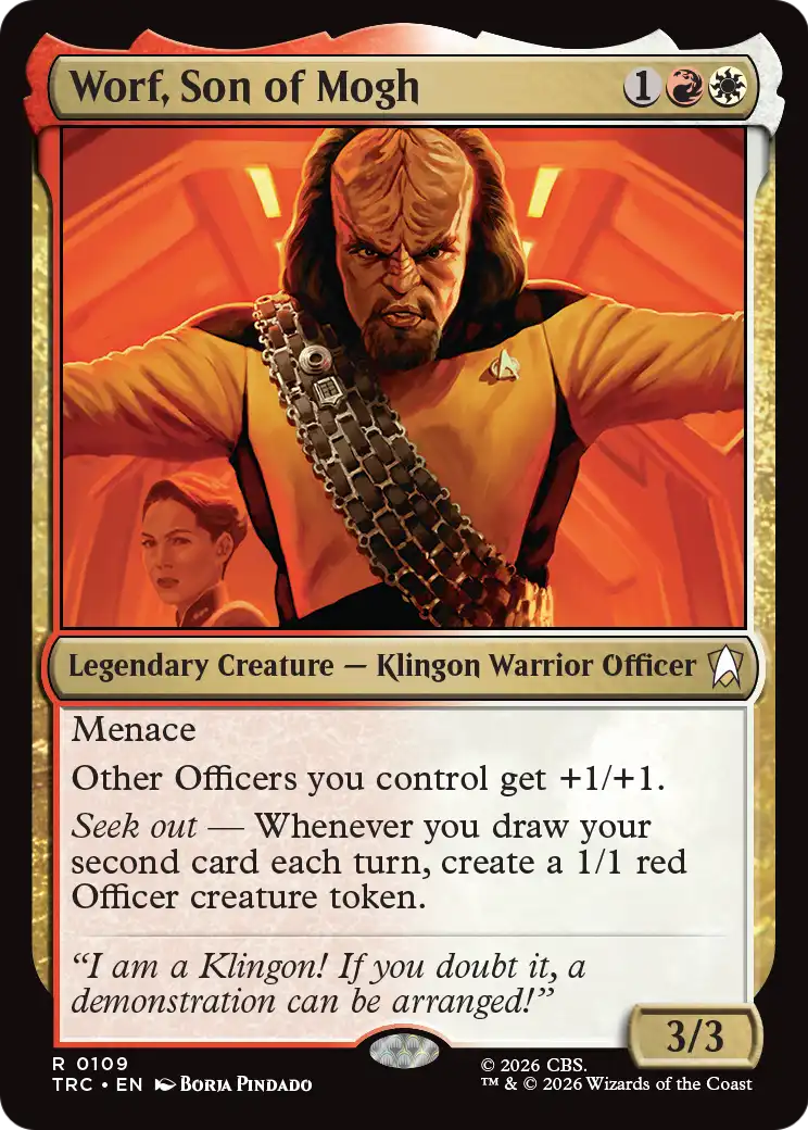 Worf, Son of Mogh (Surge Foil) [Star Trek Commander] | Impulse Games and Hobbies