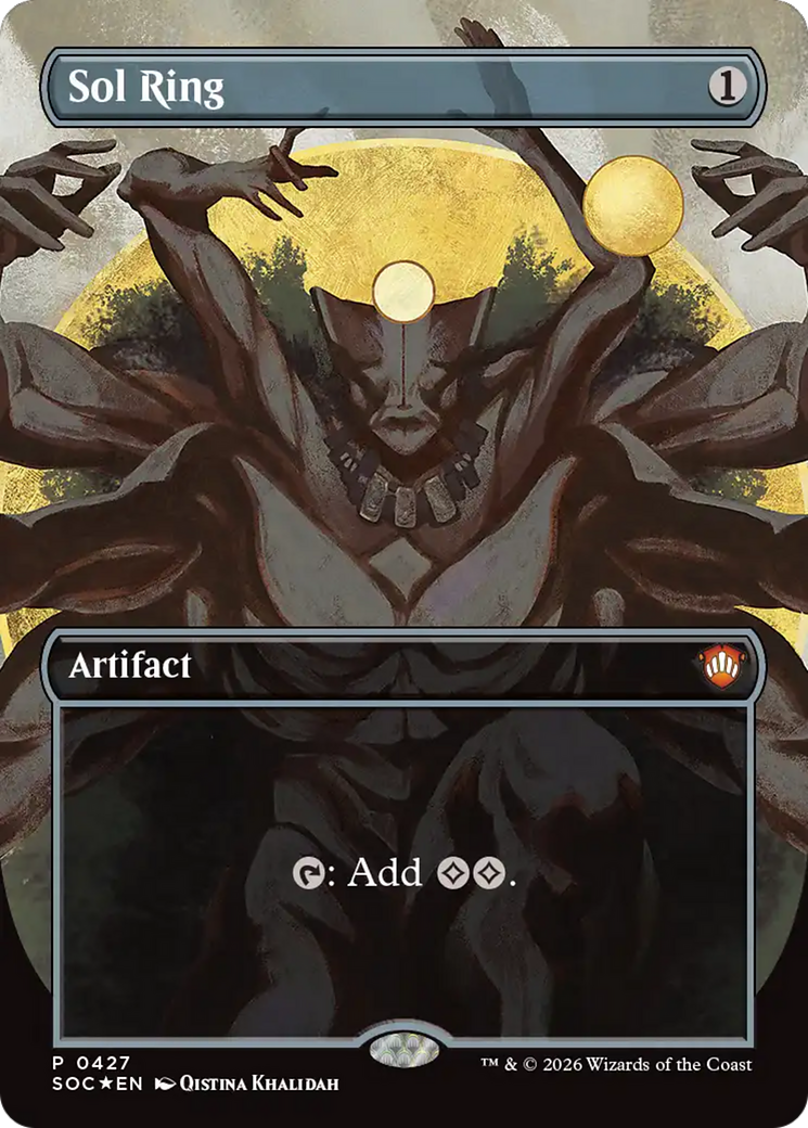 Sol Ring (Borderless) [Secrets of Strixhaven Commander] | Impulse Games and Hobbies