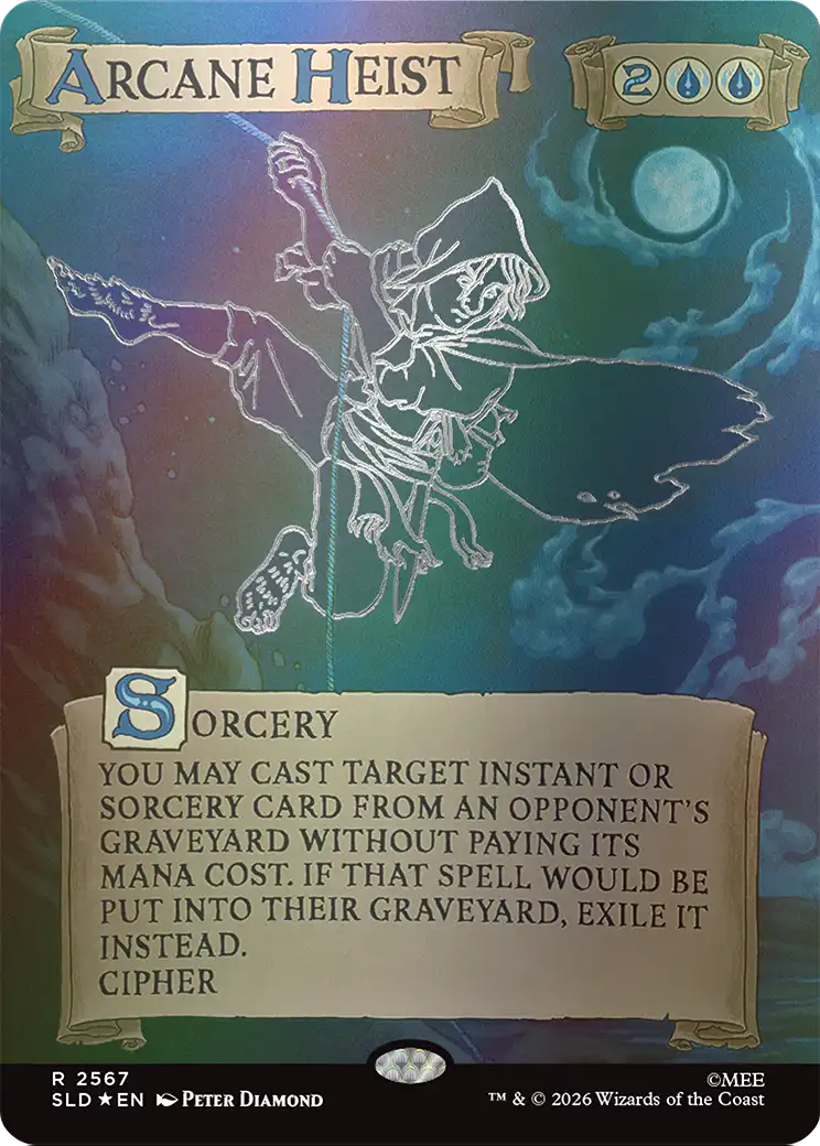 Arcane Heist (Out Of Sight Foil) [Secret Lair Drop Series] | Impulse Games and Hobbies