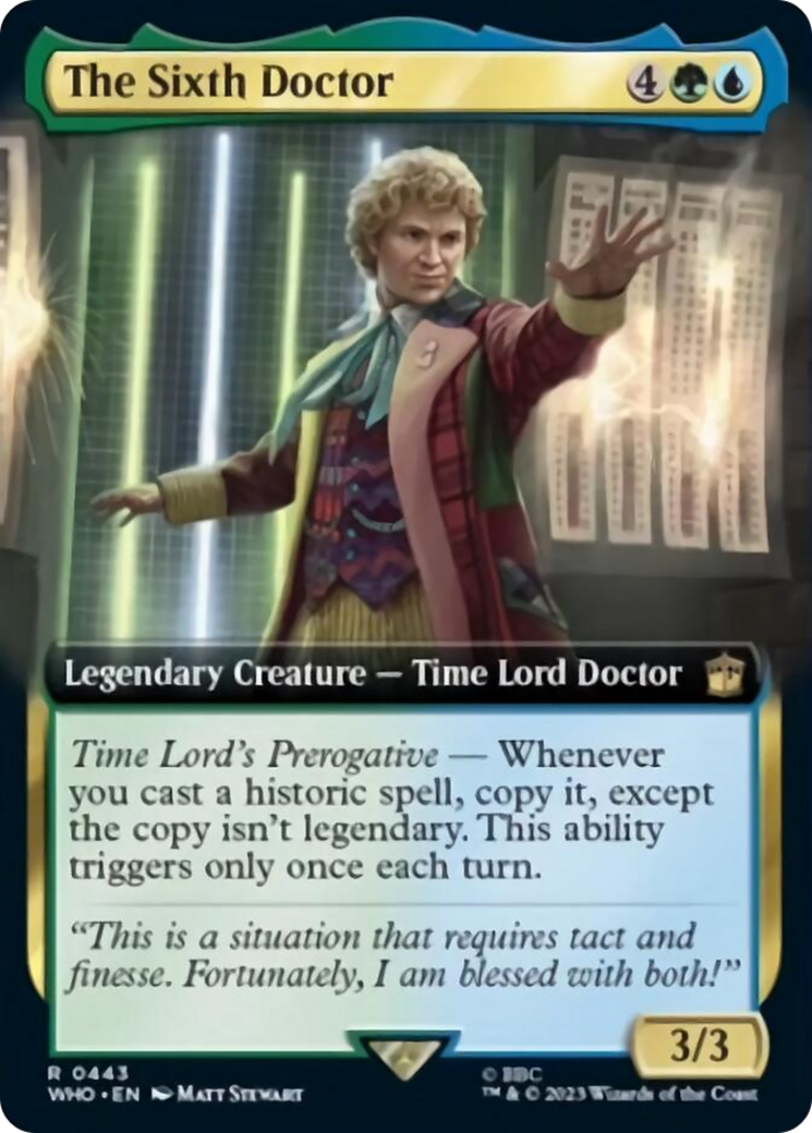 The Sixth Doctor (Extended Art) [Doctor Who] | Impulse Games and Hobbies