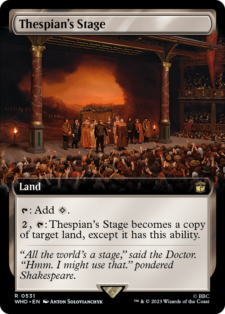 Thespian's Stage (Extended Art) [Doctor Who] | Impulse Games and Hobbies