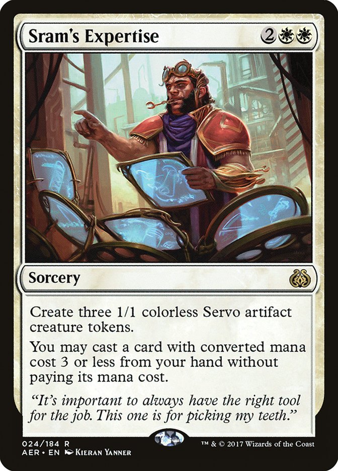 Sram's Expertise [Aether Revolt] | Impulse Games and Hobbies