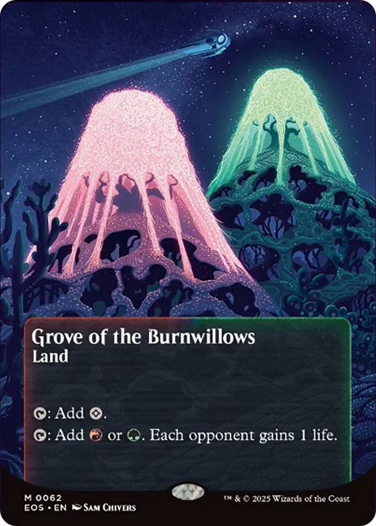 Grove of the Burnwillows (0062) (Borderless) [Edge of Eternities: Stellar Sights] | Impulse Games and Hobbies
