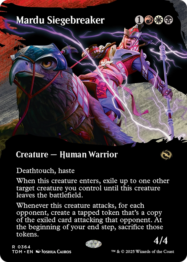 Mardu Siegebreaker (Borderless) [Tarkir: Dragonstorm] | Impulse Games and Hobbies