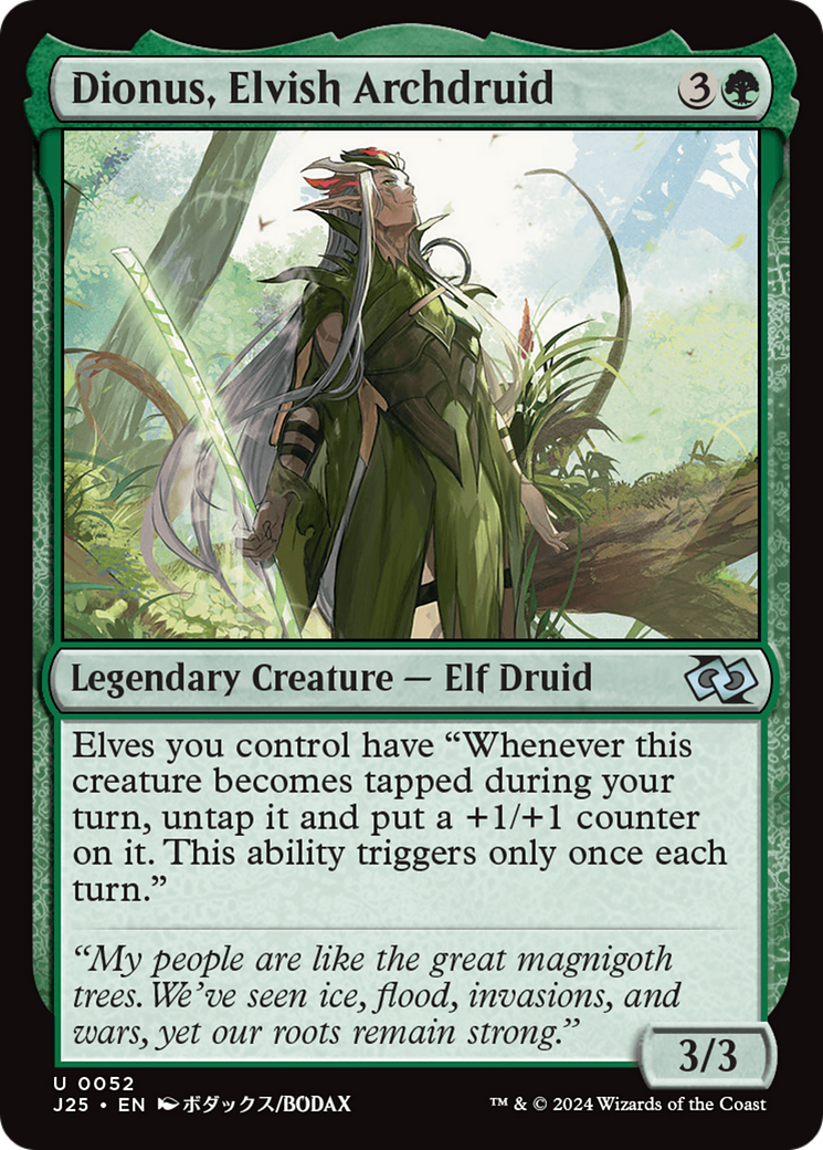 Dionus, Elvish Archdruid [Foundations Jumpstart] | Impulse Games and Hobbies