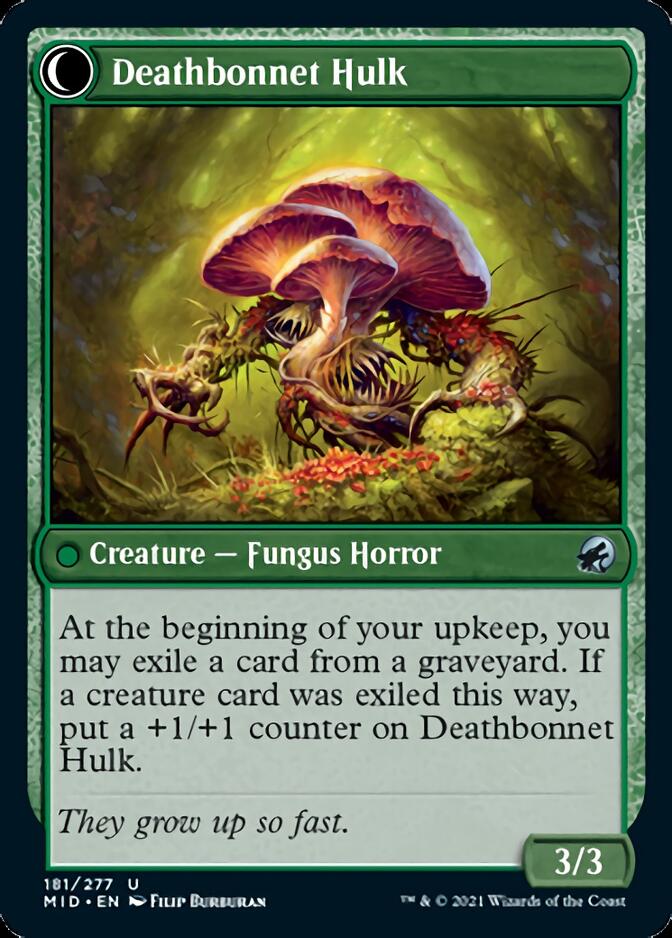 Deathbonnet Sprout // Deathbonnet Hulk [Innistrad: Midnight Hunt] | Impulse Games and Hobbies