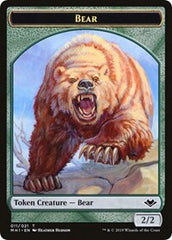 Bear // Spirit Double-Sided Token [Modern Horizons Tokens] | Impulse Games and Hobbies