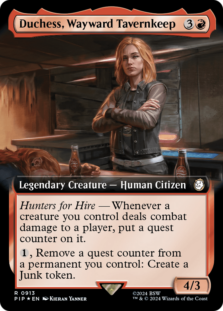 Duchess, Wayward Tavernkeep (Extended Art) (Surge Foil) [Fallout] | Impulse Games and Hobbies