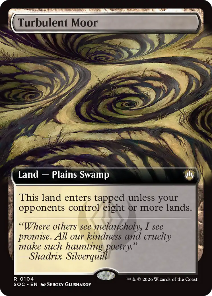 Turbulent Moor (Extended Art) [Secrets of Strixhaven Commander] | Impulse Games and Hobbies