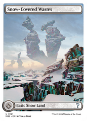 Snow-Covered Wastes (White Border) [Mystery Booster 2] | Impulse Games and Hobbies