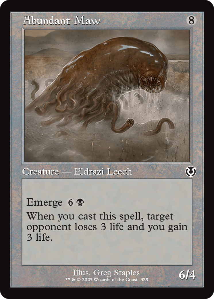 Abundant Maw (Retro Frame) [Innistrad Remastered] | Impulse Games and Hobbies