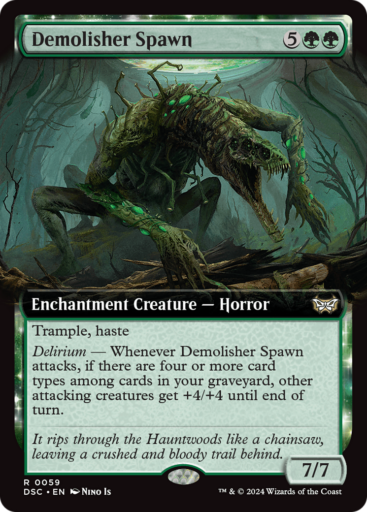 Demolisher Spawn (Extended Art) [Duskmourn: House of Horror Commander] | Impulse Games and Hobbies