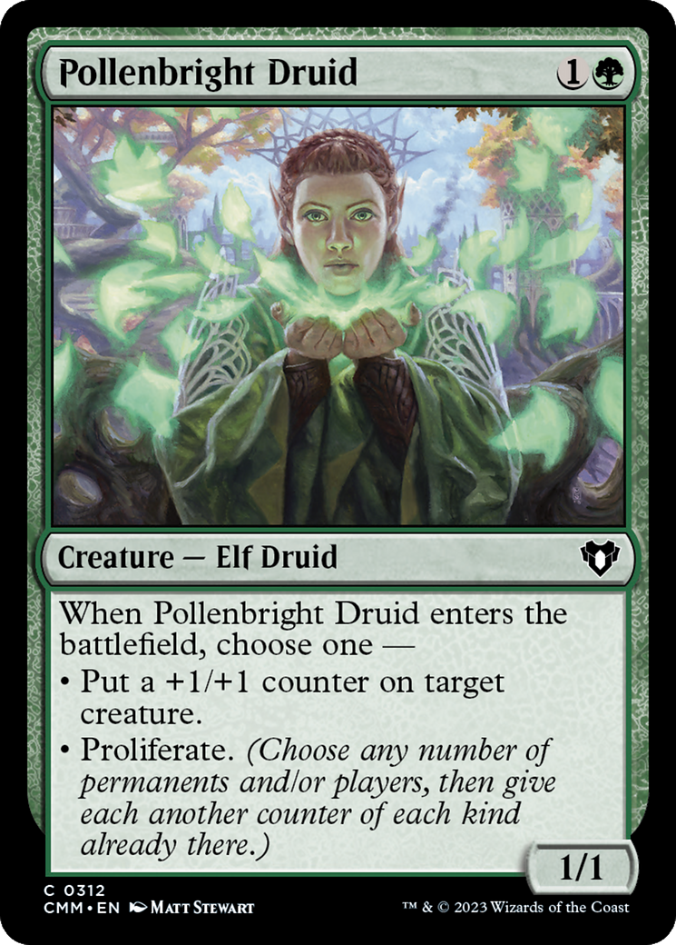 Pollenbright Druid [Commander Masters] | Impulse Games and Hobbies