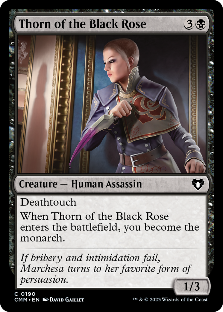Thorn of the Black Rose [Commander Masters] | Impulse Games and Hobbies