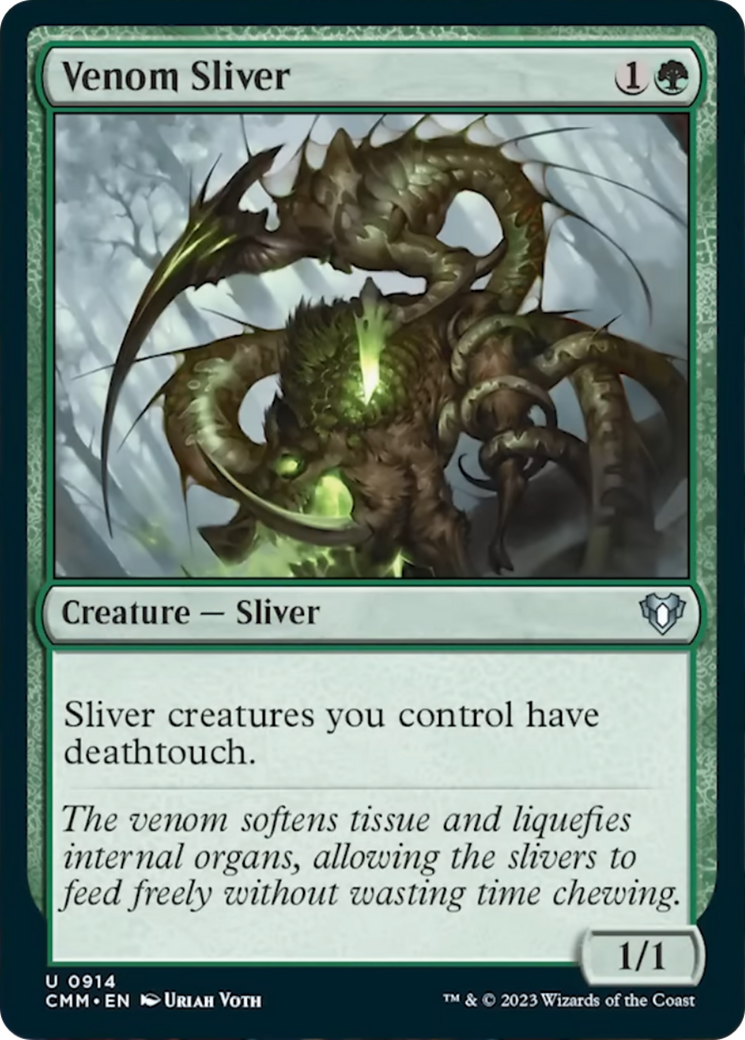 Venom Sliver [Commander Masters] | Impulse Games and Hobbies