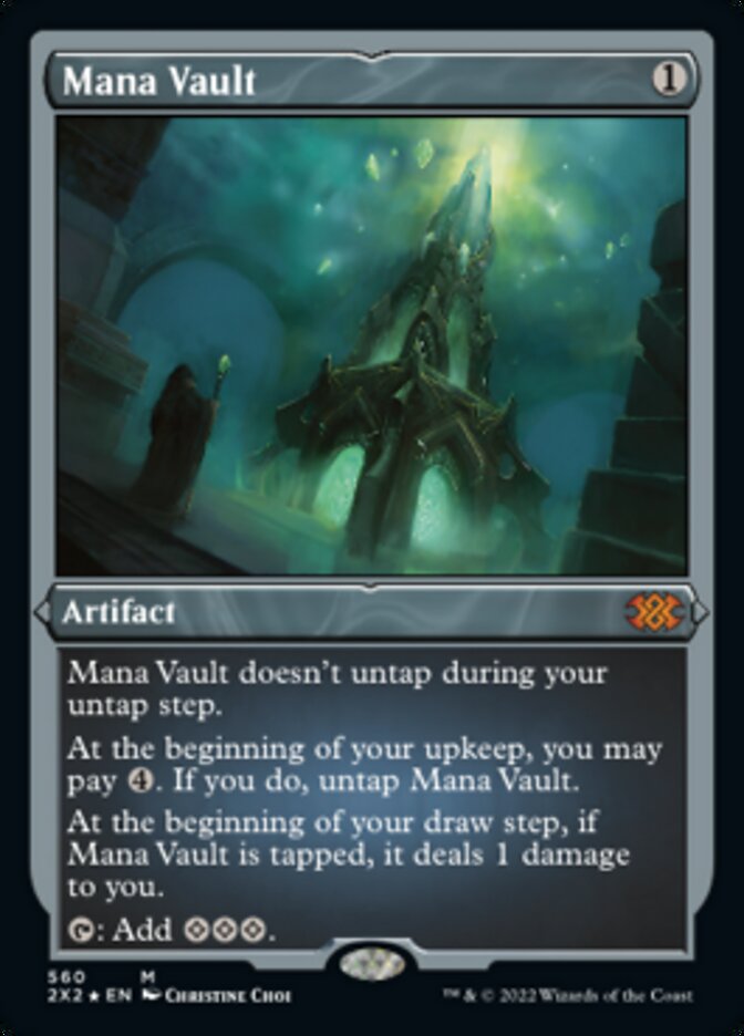 Mana Vault (Foil Etched) [Double Masters 2022] | Impulse Games and Hobbies