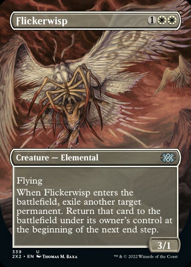 Flickerwisp (Borderless Alternate Art) [Double Masters 2022] | Impulse Games and Hobbies