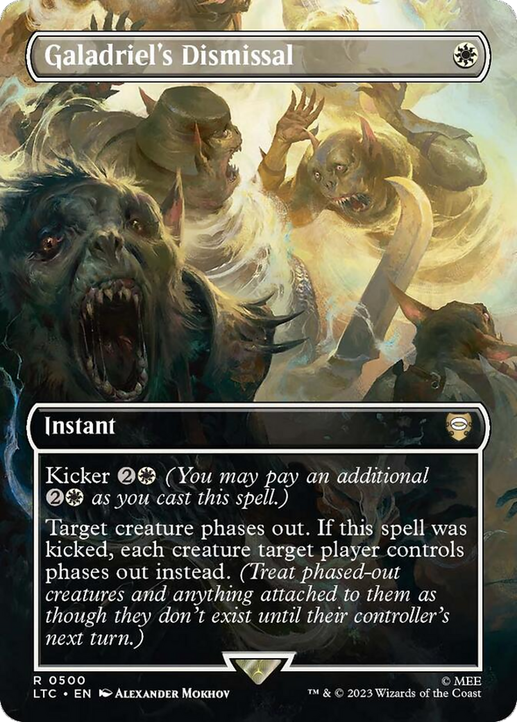 Galadriel's Dismissal (Borderless) [The Lord of the Rings: Tales of Middle-Earth Commander] | Impulse Games and Hobbies
