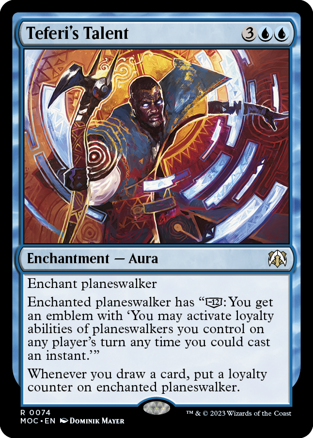 Teferi's Talent [March of the Machine Commander] | Impulse Games and Hobbies