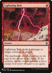 Lightning Bolt (141/249) [The List] | Impulse Games and Hobbies