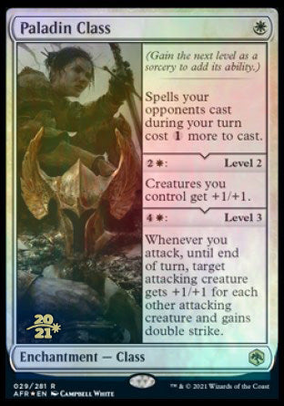 Paladin Class [Dungeons & Dragons: Adventures in the Forgotten Realms Prerelease Promos] | Impulse Games and Hobbies