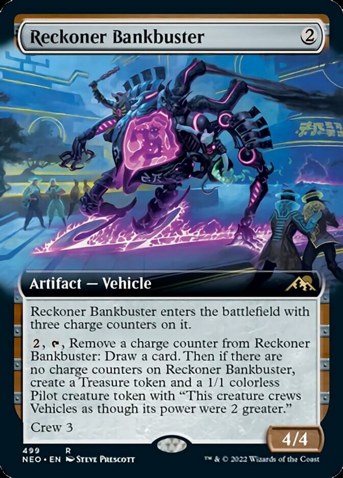 Reckoner Bankbuster (Extended Art) [Kamigawa: Neon Dynasty] | Impulse Games and Hobbies