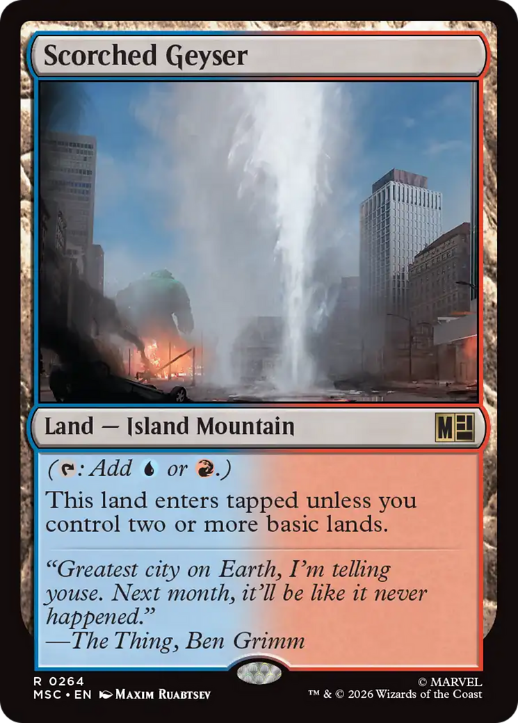 Scorched Geyser [Marvel Super Heroes Commander] | Impulse Games and Hobbies