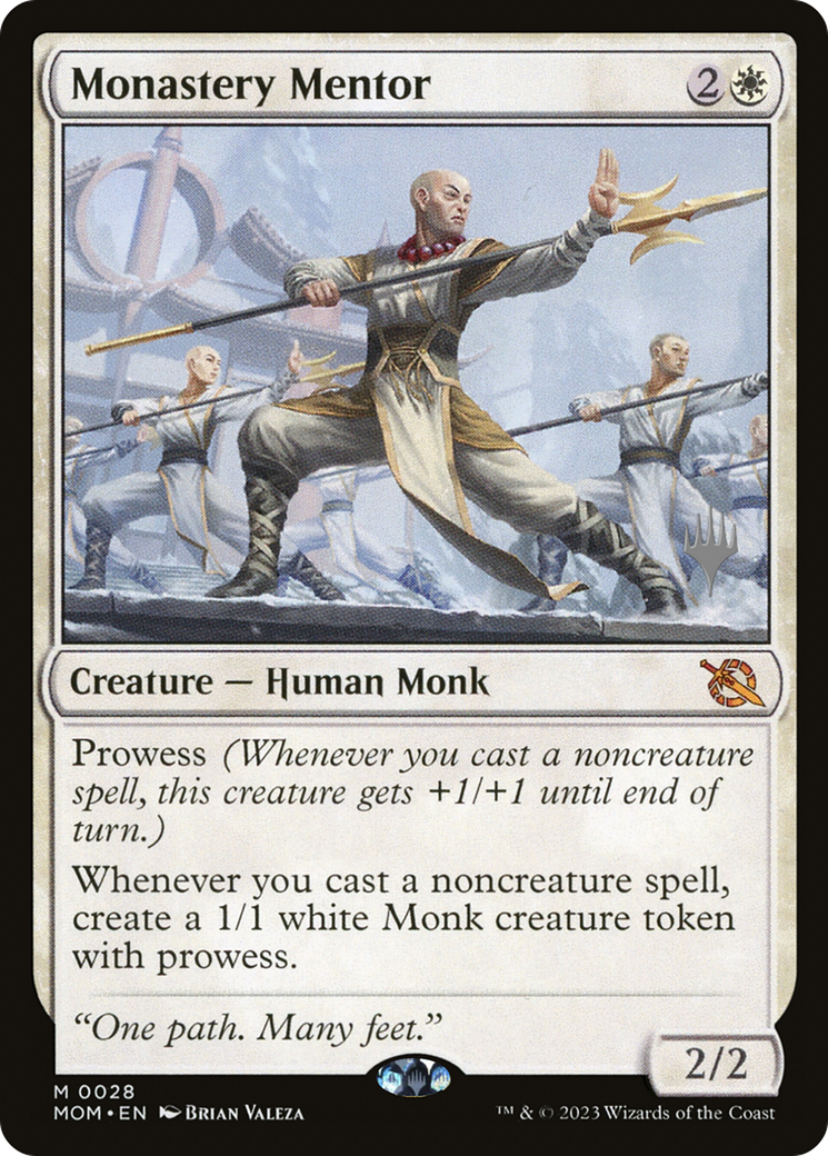 Monastery Mentor (Promo Pack) [March of the Machine Promos] | Impulse Games and Hobbies