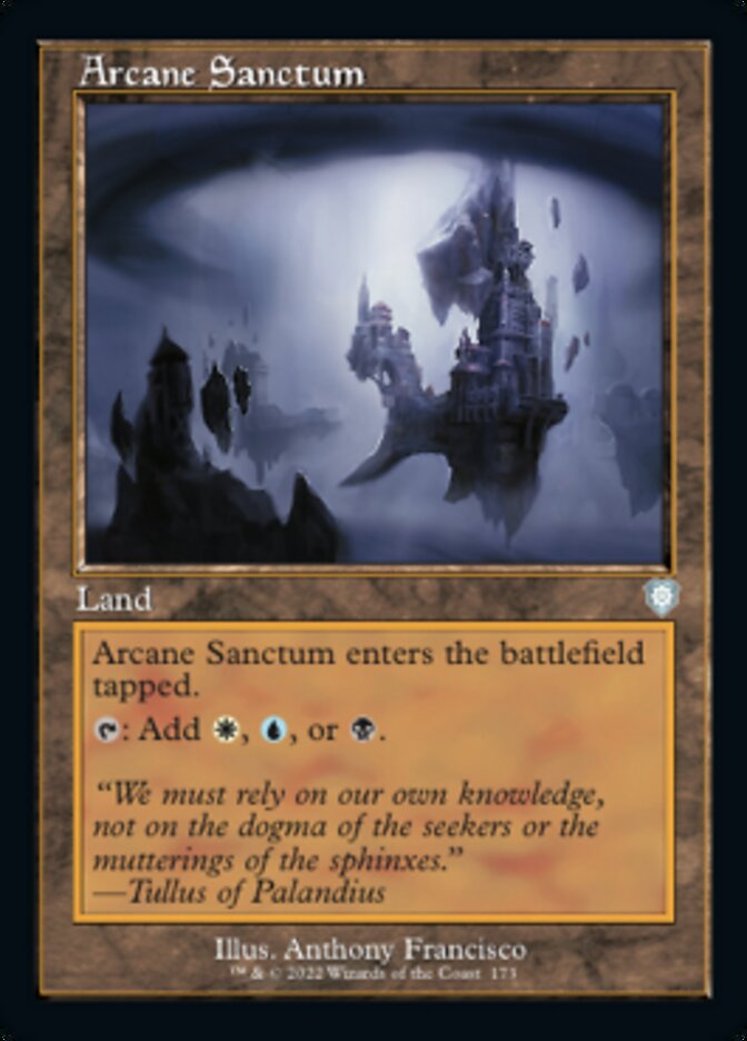 Arcane Sanctum (Retro) [The Brothers' War Commander] | Impulse Games and Hobbies
