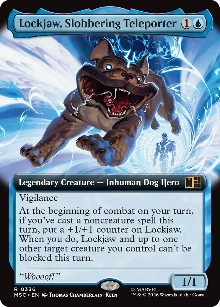 Lockjaw, Slobbering Teleporter (Extended Art) [Marvel Super Heroes Commander] | Impulse Games and Hobbies