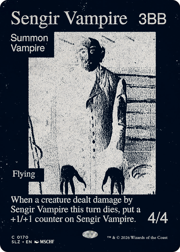 Sengir Vampire (0170) [Secret Lair x MSCHF: The Zeta Set] | Impulse Games and Hobbies