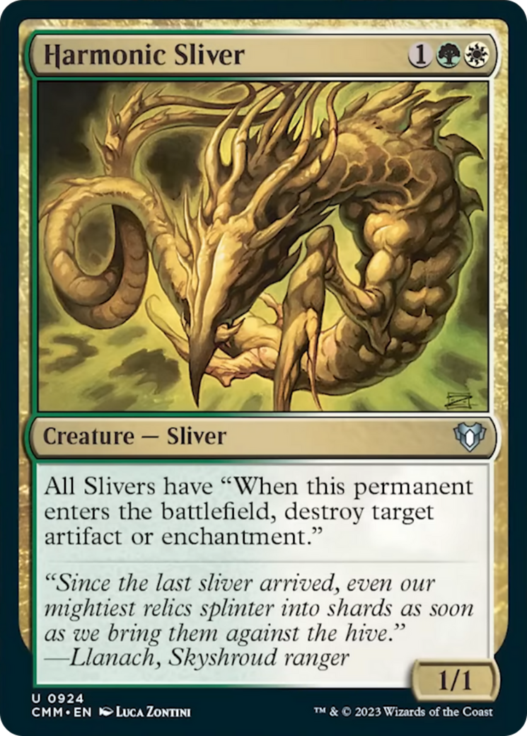 Harmonic Sliver [Commander Masters] | Impulse Games and Hobbies