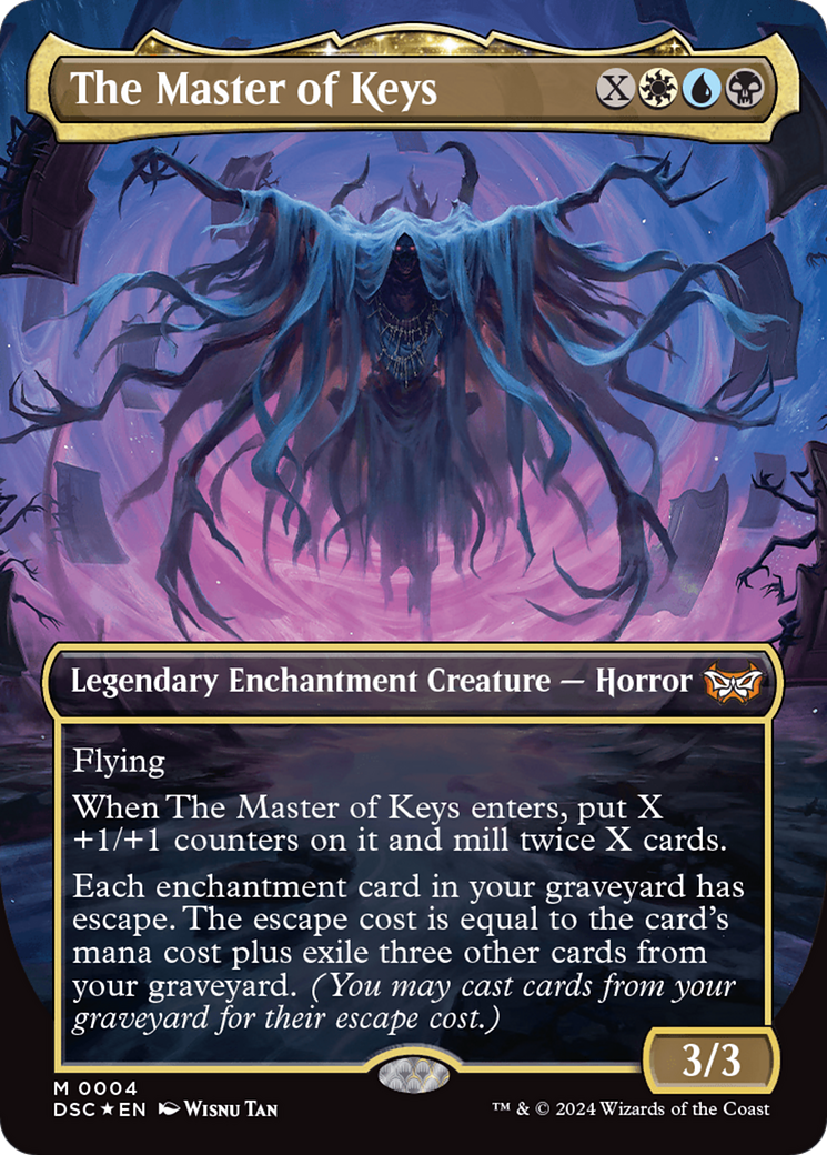 The Master of Keys (Borderless) [Duskmourn: House of Horror Commander] | Impulse Games and Hobbies