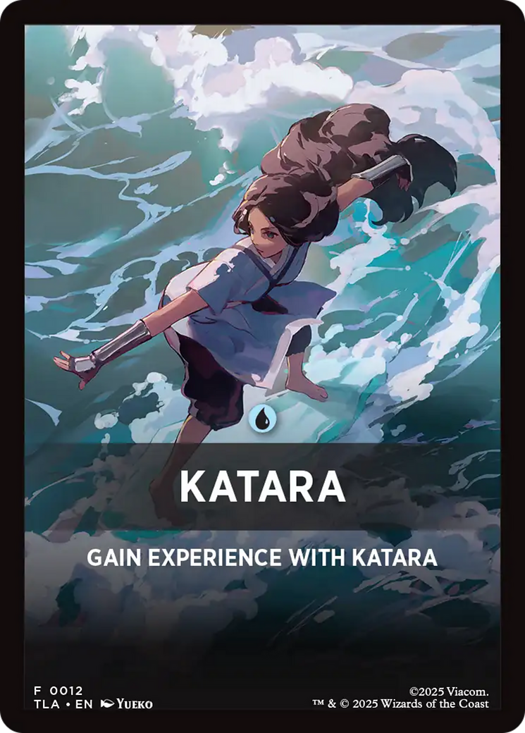 Katara Theme Card [Avatar: The Last Airbender Tokens] | Impulse Games and Hobbies