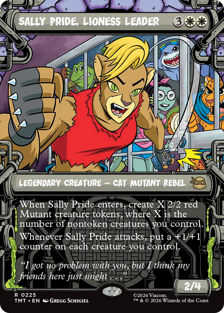 Sally Pride, Lioness Leader (Showcase) [Teenage Mutant Ninja Turtles] | Impulse Games and Hobbies