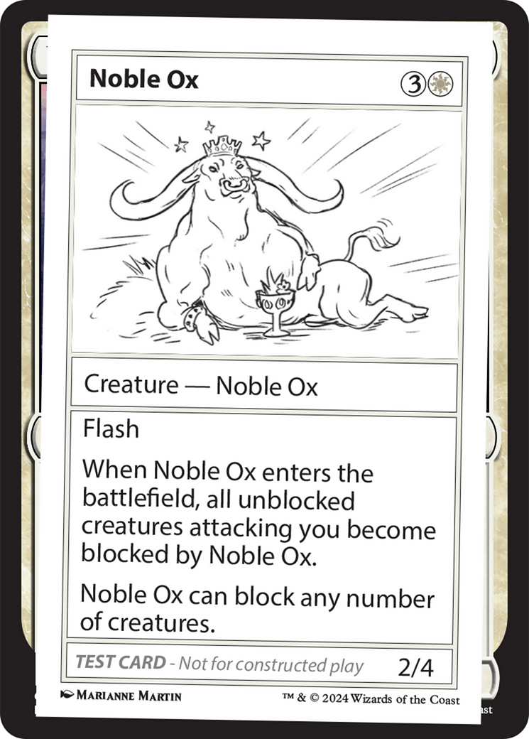Noble Ox [Mystery Booster 2 Playtest Cards] | Impulse Games and Hobbies