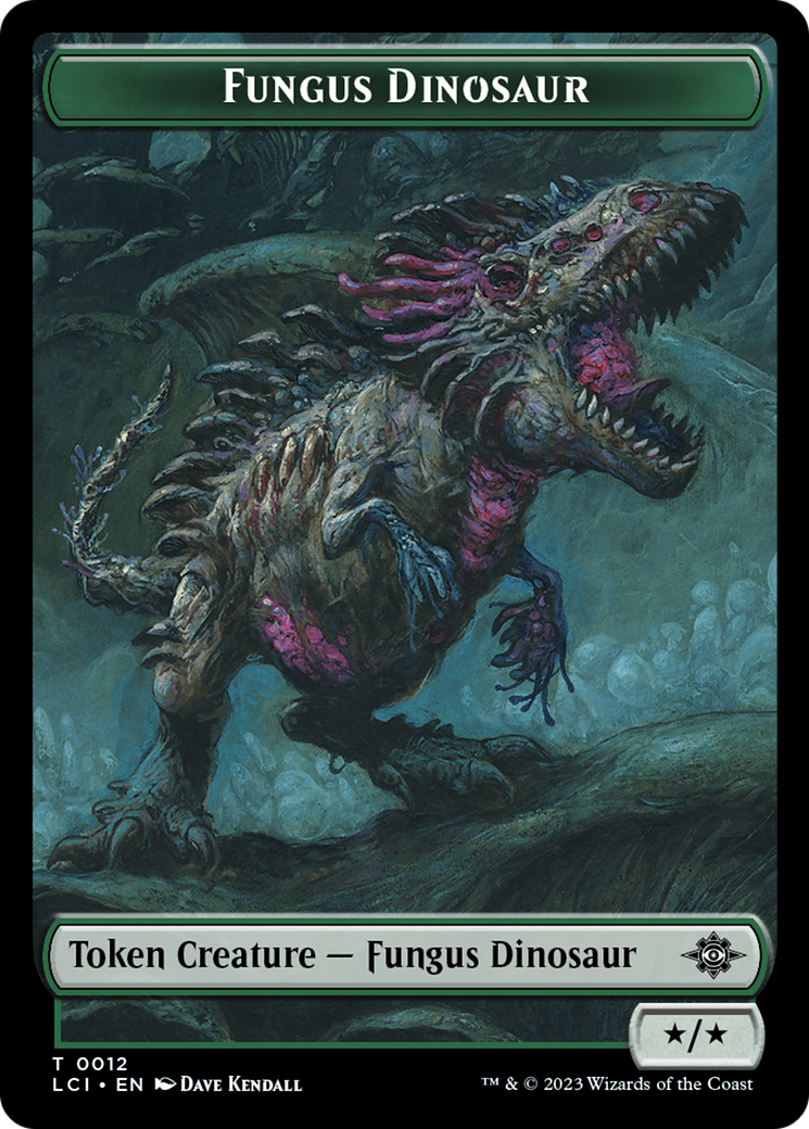 Fungus Dinosaur Token [The Lost Caverns of Ixalan Tokens] | Impulse Games and Hobbies