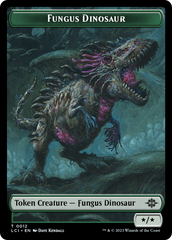 Fungus Dinosaur // Dinosaur (0001) Double-Sided Token [The Lost Caverns of Ixalan Tokens] | Impulse Games and Hobbies