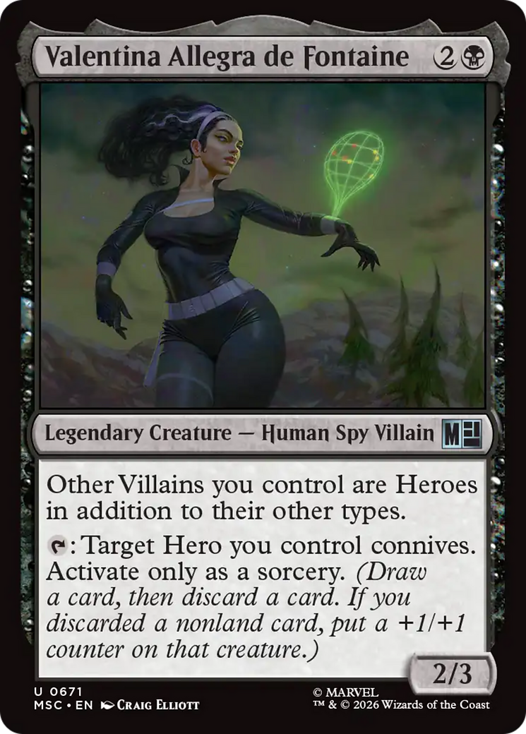 Valentina Allegra de Fontaine [Marvel Super Heroes Commander] | Impulse Games and Hobbies