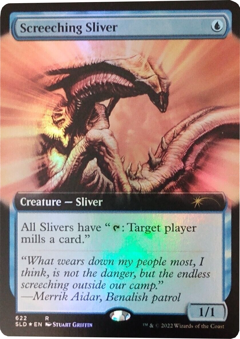 Screeching Sliver (Extended Art) [Secret Lair Drop Promos] | Impulse Games and Hobbies