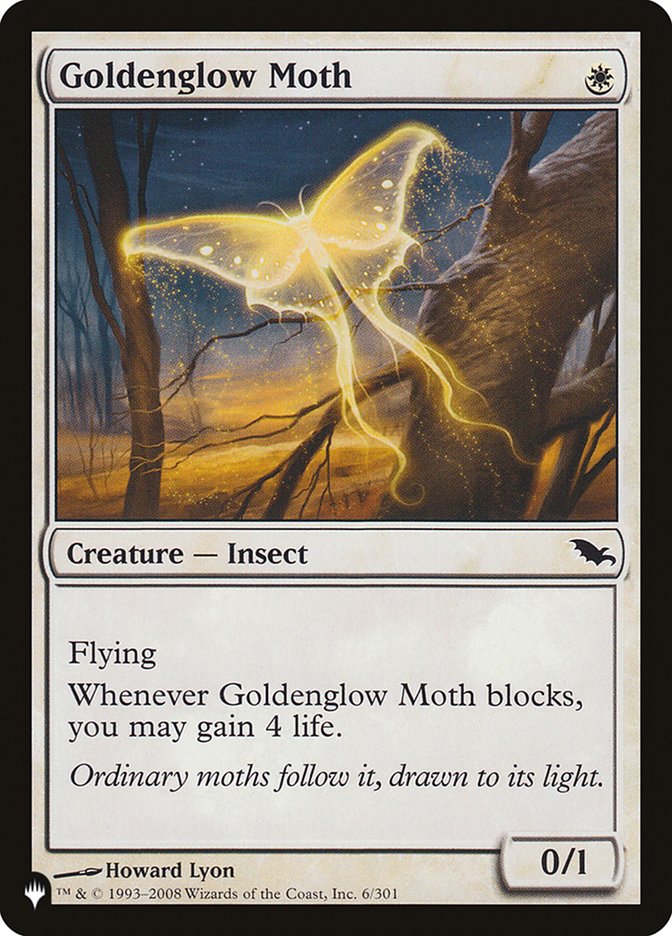 Goldenglow Moth [The List] | Impulse Games and Hobbies