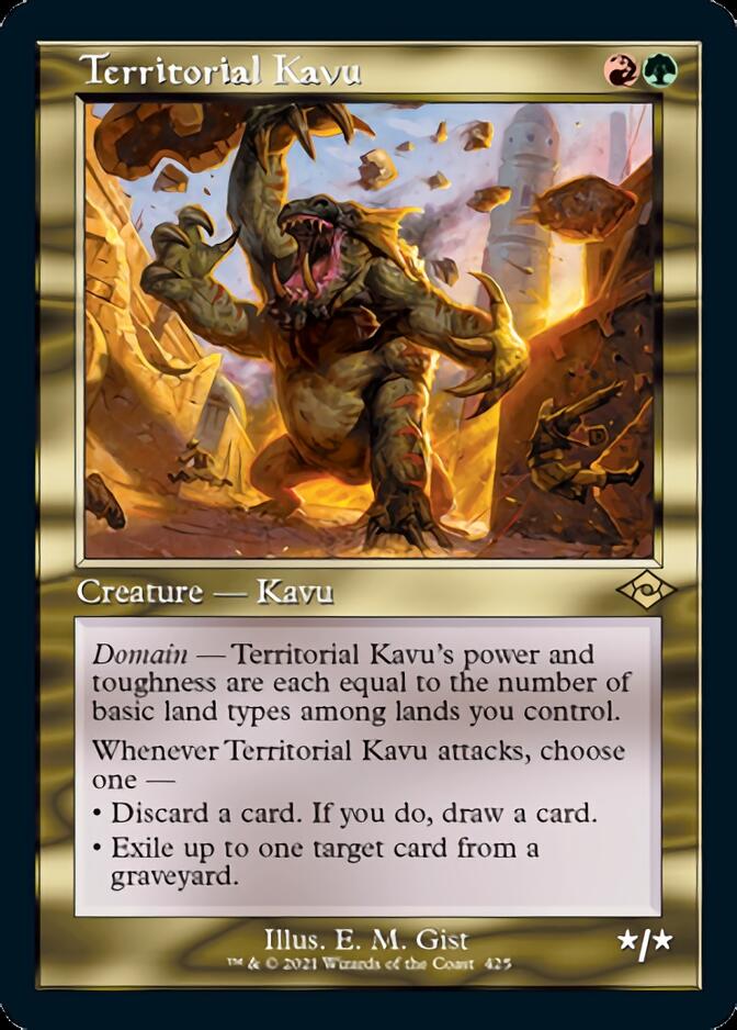 Territorial Kavu (Retro Foil Etched) [Modern Horizons 2] | Impulse Games and Hobbies