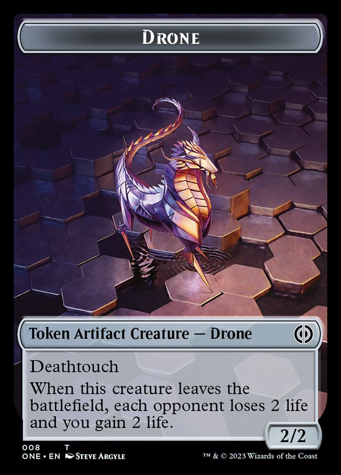 Drone Token [Phyrexia: All Will Be One Tokens] | Impulse Games and Hobbies