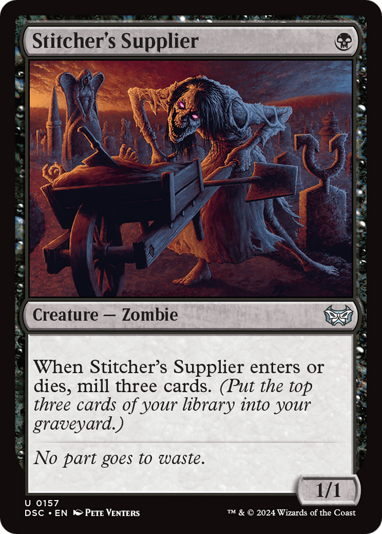 Stitcher's Supplier [Duskmourn: House of Horror Commander] | Impulse Games and Hobbies