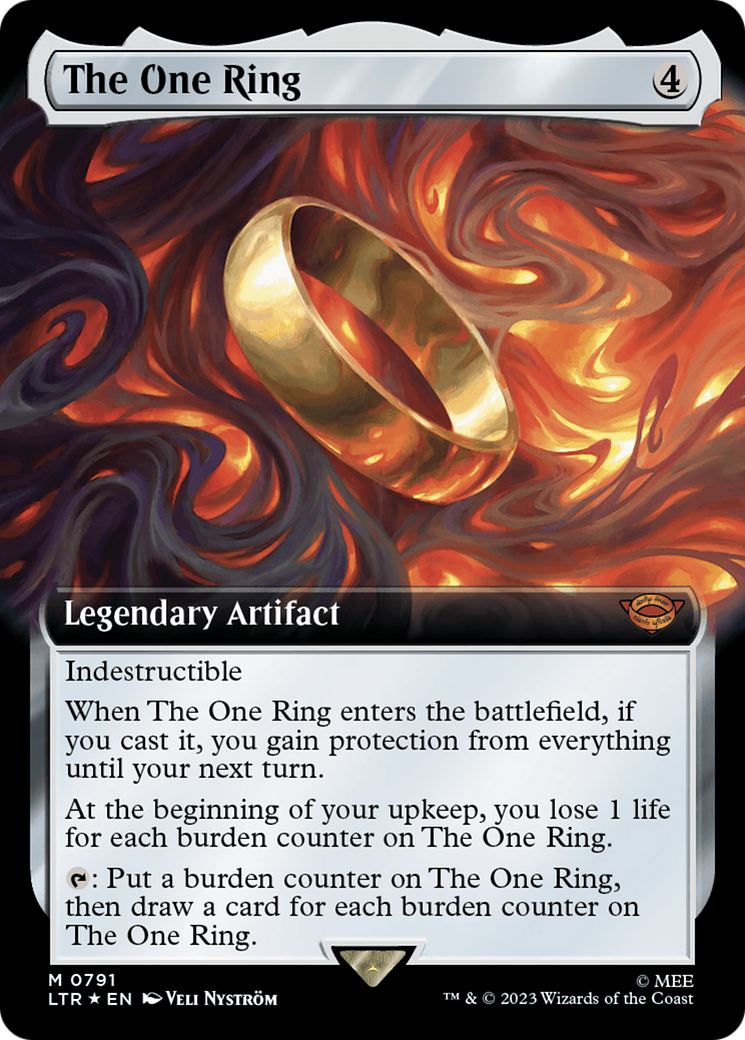 The One Ring (Extended Art) (Surge Foil) [The Lord of the Rings: Tales of Middle-Earth] | Impulse Games and Hobbies
