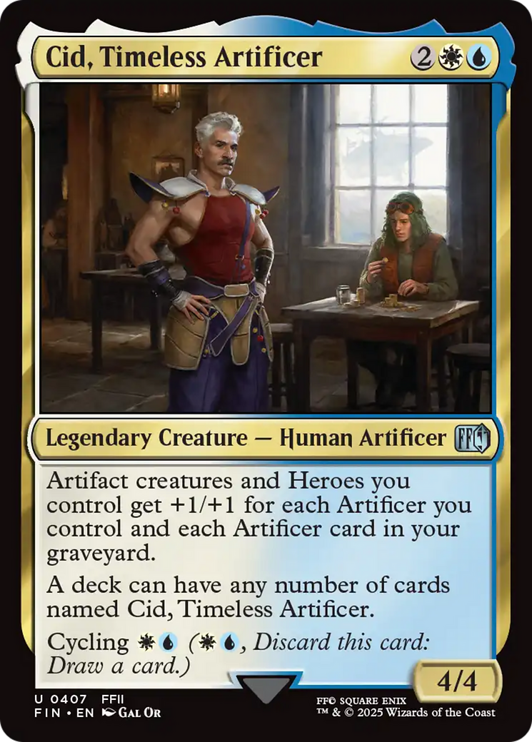 Cid, Timeless Artificer (0407) [FINAL FANTASY] | Impulse Games and Hobbies