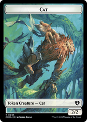The Monarch // Cat (0005) Double-Sided Token [Commander Masters Tokens] | Impulse Games and Hobbies