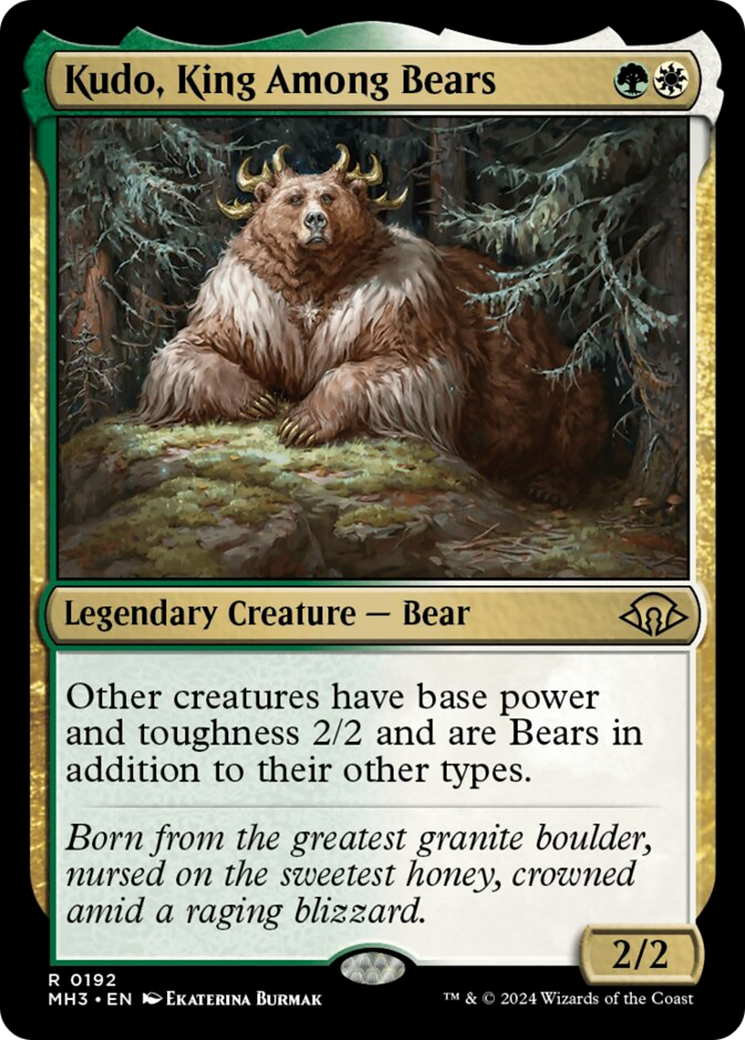 Kudo, King Among Bears [Modern Horizons 3] | Impulse Games and Hobbies